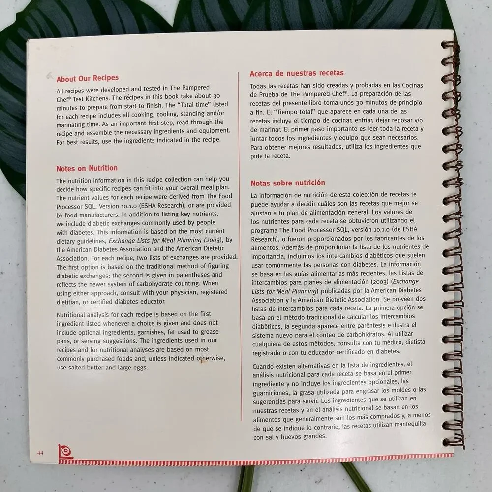 The Pampered Chef Spiral Bound Paperback 2008 Latin Flavor Recipe Cookbook Book